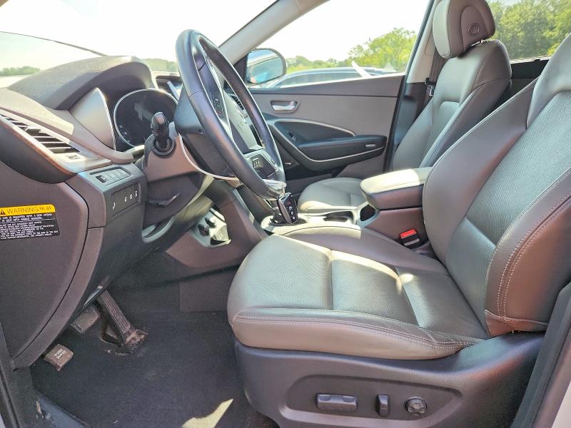 2017 Hyundai Santa fe VIN KM8SRDHF5HU250462 COPART salvage auction — FRONT END, CT - CERT OF TITLE-SALVAGE, sold $3,150 on 2026-07-24 (photo 7)