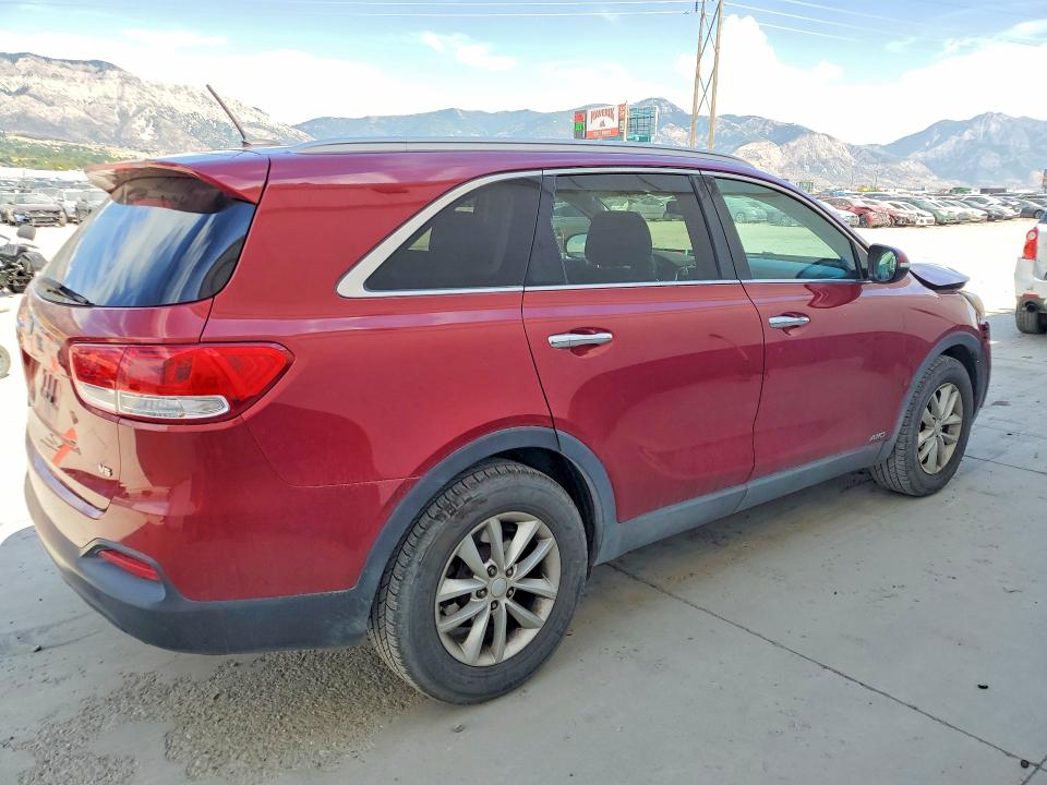 2017 Kia Sorento VIN 5XYPGDA51HG190764 COPART salvage auction — FRONT END, Ut - Salvage Certificate, sold $1,900 on 2026-08-31 (photo 3)