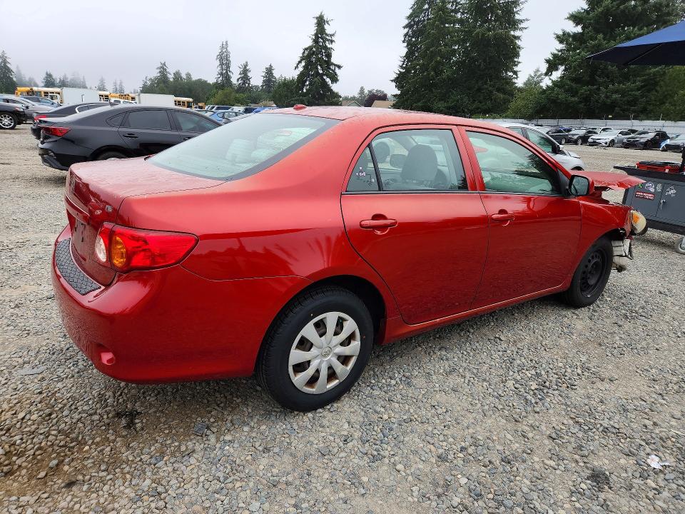 2009 Toyota Corolla VIN JTDBL40E499020876 COPART salvage auction — FRONT END, WA - BILL OF SALE, sold $400 on 2026-07-31 (photo 3)