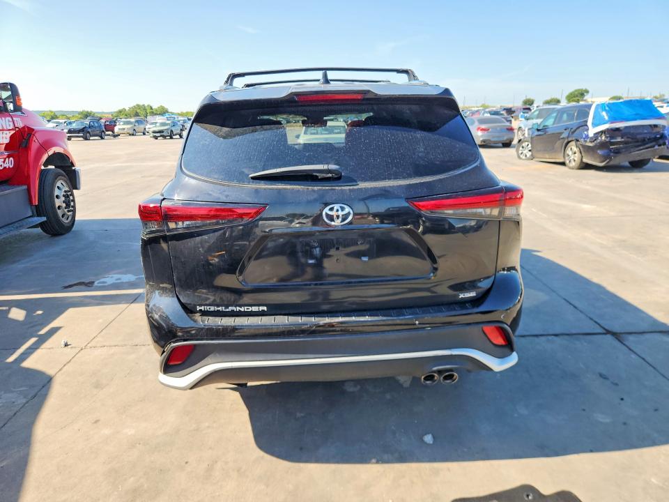 2023 Toyota Highlander VIN 5TDKDRAH6PS513797 COPART salvage auction — NORMAL WEAR, Tx - Certificate Of Title (P), sold $28,500 on 2026-07-29 (photo 6)