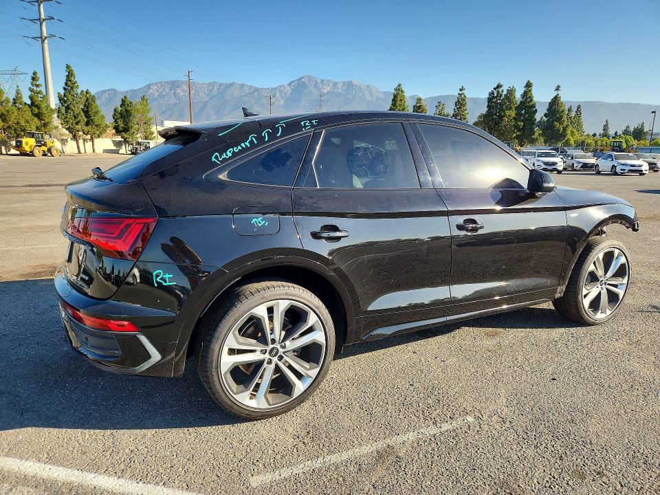 2022 Audi Q5 VIN WA15AAFY3N2016866 COPART salvage auction — FRONT END, Ca - Salvage Certificate, sold $11,000 on 2026-08-27 (photo 3)