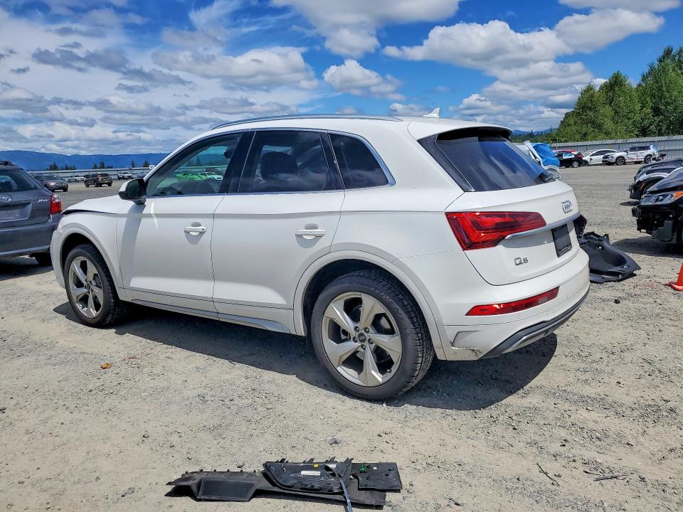 2021 Audi Q5 VIN WA1BAAFY8M2140326 COPART salvage auction — FRONT END, Wa - Bill Of Sale, sold $14,600 on 2026-07-20 (photo 2)