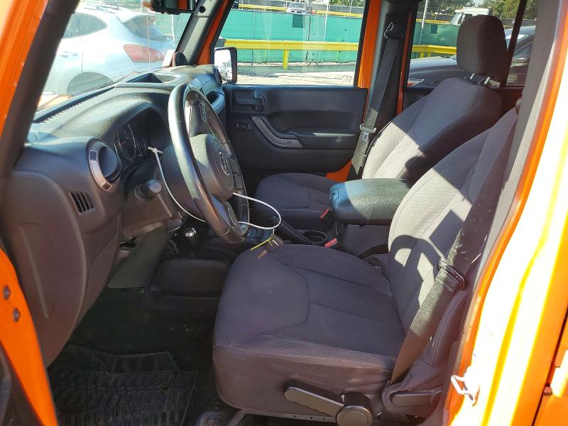 2013 Jeep Wrangler / VIN 1C4BJWDG5DL520568 COPART salvage auction — MECHANICAL, Salvage Title, sold $275 on 2026-07-28 (photo 7)