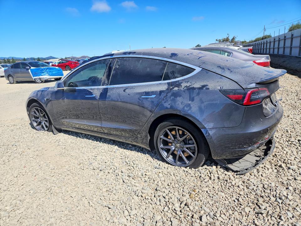 2018 Tesla Model 3 VIN 5YJ3E1EA8JF158109 COPART salvage auction — REAR END, Ca - Salvage Certificate, sold $1,750 on 2026-07-28 (photo 2)