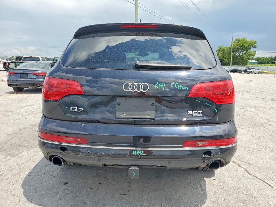 2015 Audi Q7 VIN WA1LGAFE4FD017395 COPART salvage auction — REAR END, Tn - Salvage Certificate, sold $175 on 2026-07-29 (photo 6)
