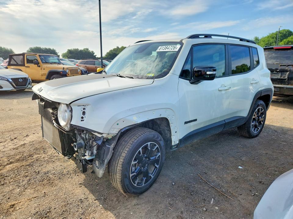 2023 Jeep Renegade VIN ZACNJDB12PPP44622 COPART salvage auction — FRONT END, VT - CERTIFICATE OF TITLE, sold $6,700 on 2026-07-30 (photo 1)