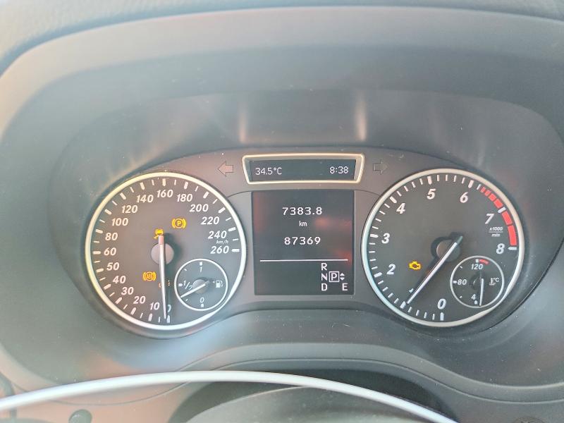 2014 Mercedes-benz B-klasse VIN WDDMH4EB2EJ245207 COPART salvage auction — REAR END, Qc - Gravement Accidente, sold $1,000 on 2026-08-18 (photo 9)