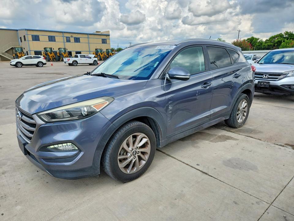 2016 Hyundai Tucson VIN KM8J33A23GU202469 COPART salvage auction — MINOR DENT/SCRATCHES, TX - CERTIFICATE OF TITLE, sold $2,050 on 2026-07-30 (photo 1)