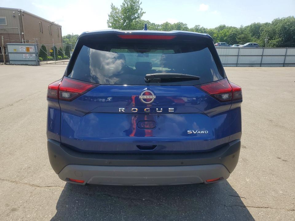 2023 Nissan Rogue VIN JN8BT3BA4PW422680 COPART salvage auction — MECHANICAL, VA - CERTIFICATE OF TITLE, sold $175 on 2026-07-22 (photo 6)