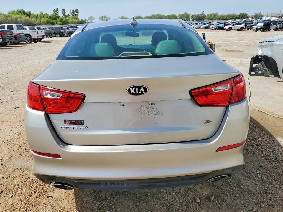 2015 Kia Optima VIN KNAGM4A74F5556424 COPART salvage auction — MINOR DENT/SCRATCHES, Tx - Cert Of Title-Rebuilt Salvage, sold $1,250 on 2026-07-27 (photo 6)