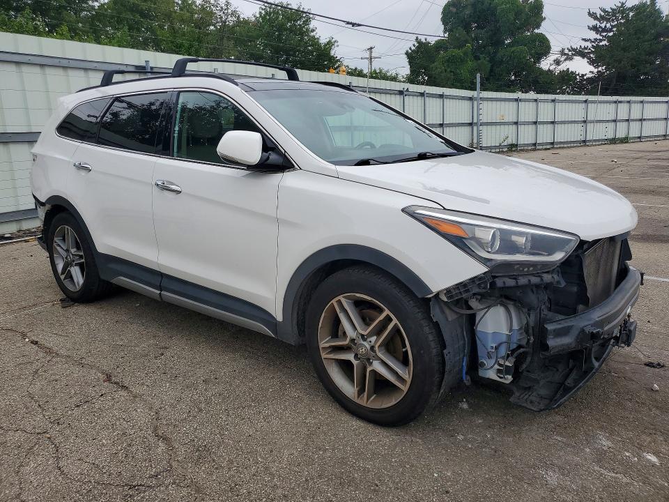 2017 Hyundai VIN KM8SRDHF5HU187718 COPART salvage auction — FRONT END, Oh - Cert Of Title-Salvage, sold $2,800 on 2026-07-15 (photo 4)