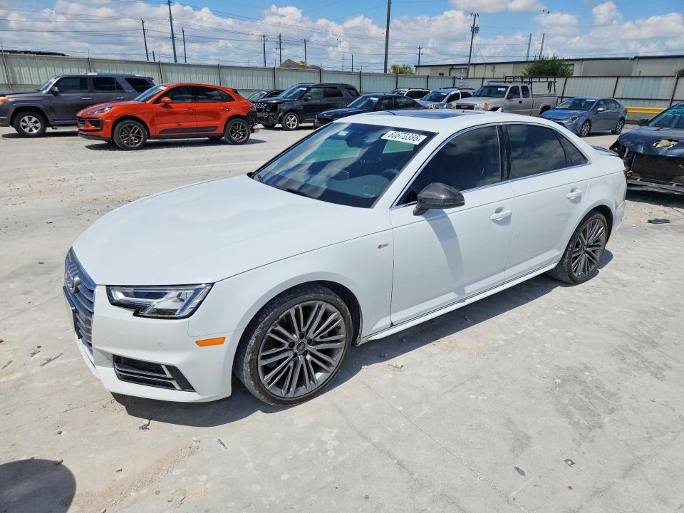 2017 Audi A4 VIN WAUPNAF44HA178271 COPART salvage auction — REAR END, TX - SALVAGE VEHICLE TITLE (P), sold $5,300 on 2026-07-17 (photo 1)