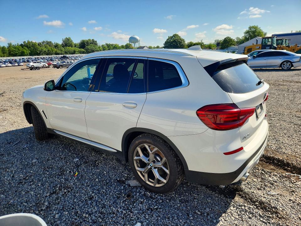 2021 BMW X3 VIN 5UXTY5C05M9E39762 COPART salvage auction — ROOF, NJ - CERT OF TITLE-SALVAGE (P), sold $8,800 on 2026-07-17 (photo 2)