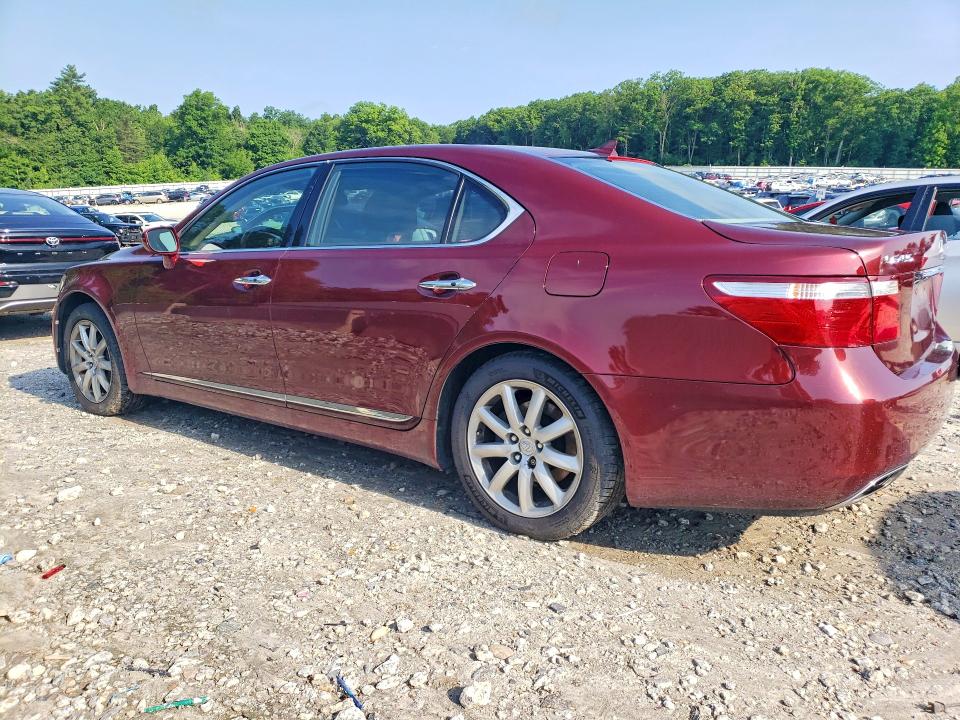 2007 Lexus Ls 460 VIN JTHGL46F775008813 COPART salvage auction — UNDERCARRIAGE, MA - CERT OF TITLE-RECONSTRCTD COLL, sold $750 on 2026-07-15 (photo 2)