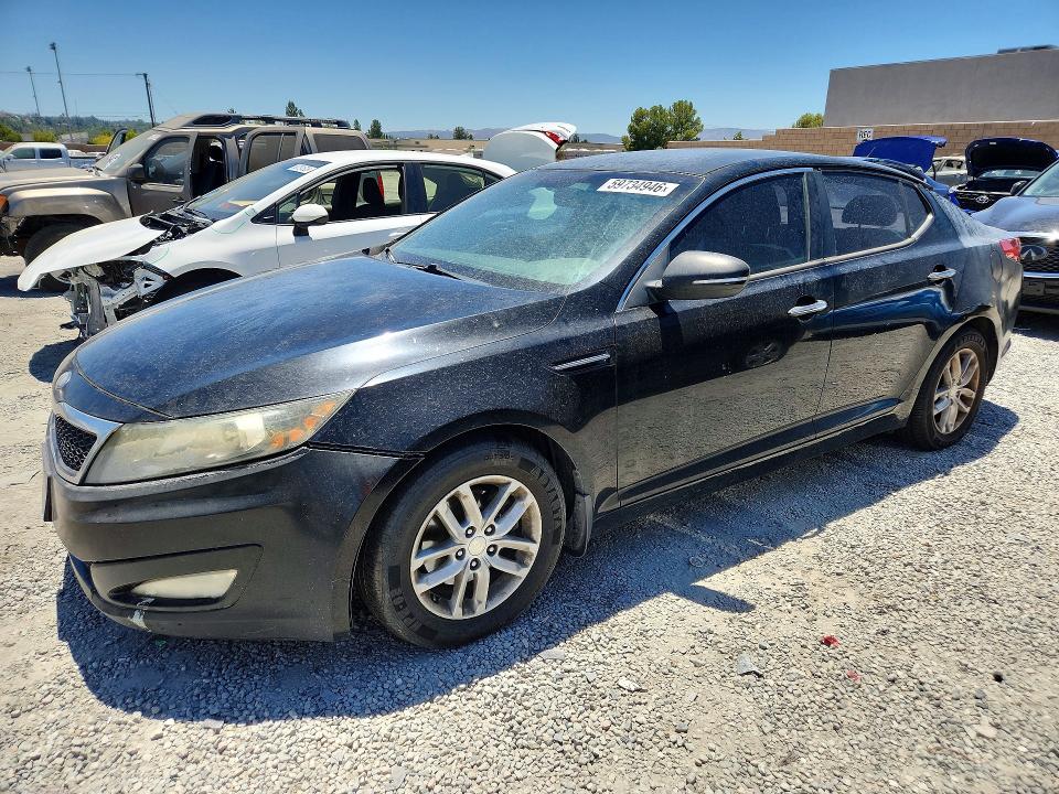 2013 Kia Optima VIN 5XXGM4A78DG145684 COPART salvage auction — FRONT END, Ca - Dis/Dlr/Exp App For Dup Clean, sold $200 on 2026-07-22 (photo 1)