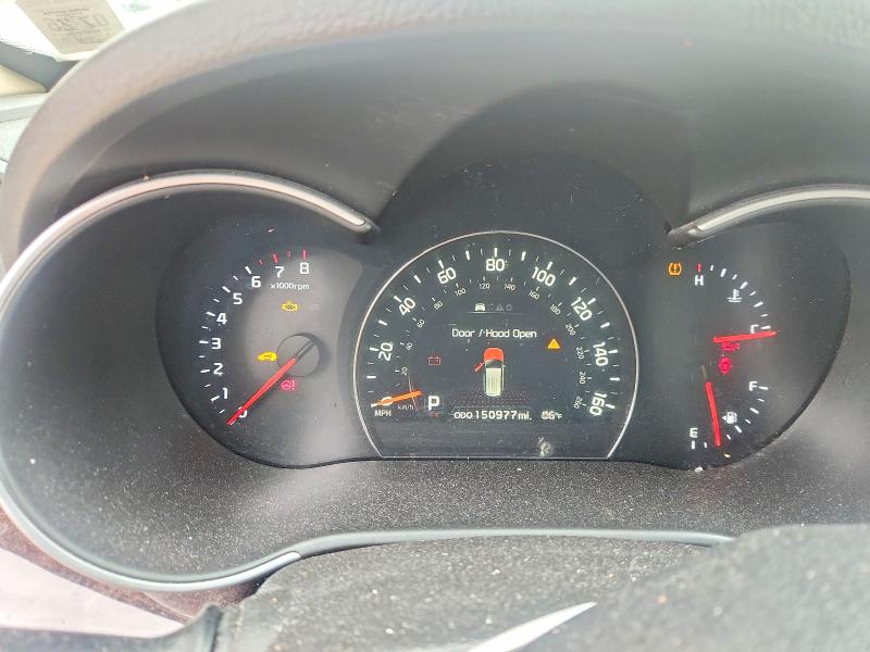 2014 Kia Sorento VIN 5XYKU4A7XEG527142 COPART salvage auction — MECHANICAL, VA - CERTIFICATE OF TITLE, sold $125 on 2026-07-28 (photo 9)
