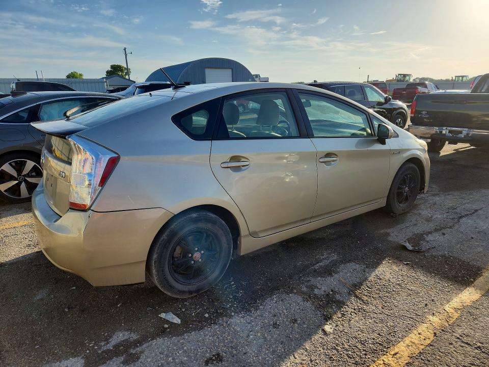 2010 Toyota Prius VIN JTDKN3DU6A0177047 COPART salvage auction — MECHANICAL, KS - CERTIFICATE OF TITLE, sold $900 on 2026-07-15 (photo 3)
