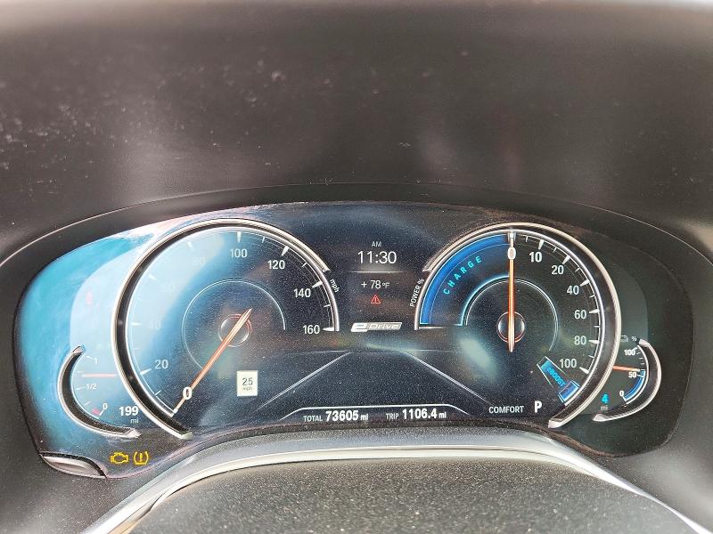 2018 BMW 7er VIN WBA7J2C52JG938408 COPART salvage auction — HAIL, Co - Certificate Of Title, sold $12,000 on 2026-08-13 (photo 9)