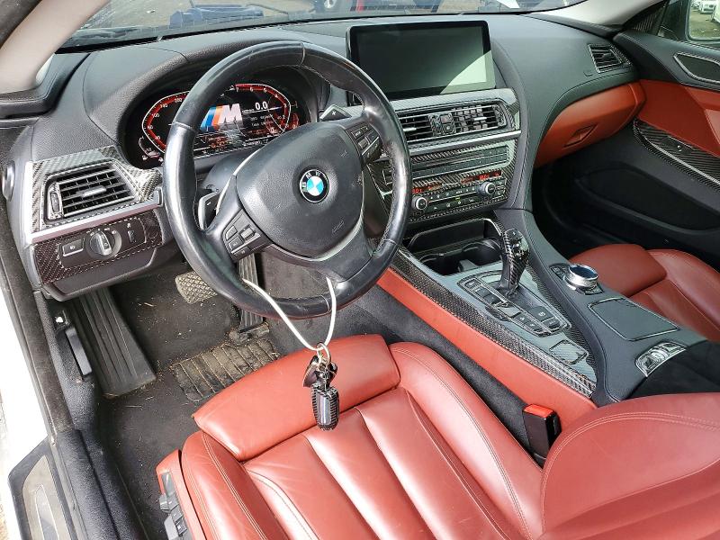 2012 BMW 6er VIN WBALX5C58CC894102 COPART salvage auction — WATER/FLOOD, Mi - Cert Of Title-Flood Vehicle, sold $750 on 2026-07-31 (photo 8)