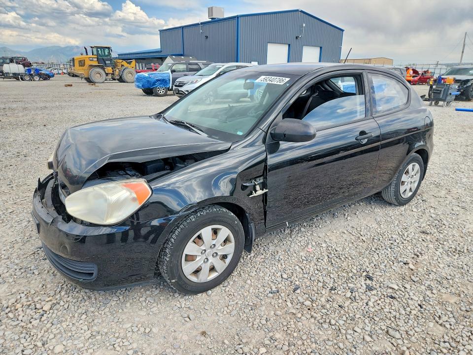 2008 Hyundai Accent VIN KMHCM36C78U086282 COPART salvage auction — FRONT END, UT - SALVAGE CERTIFICATE, sold $150 on 2026-07-17 (photo 1)