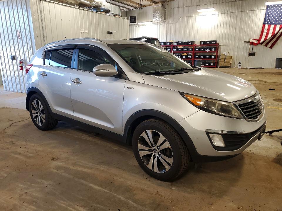 2012 Kia Sportage VIN KNDPCCA22C7278790 COPART salvage auction — MECHANICAL, Mn - Certificate Of Title, sold $1,623 on 2026-07-16 (photo 4)