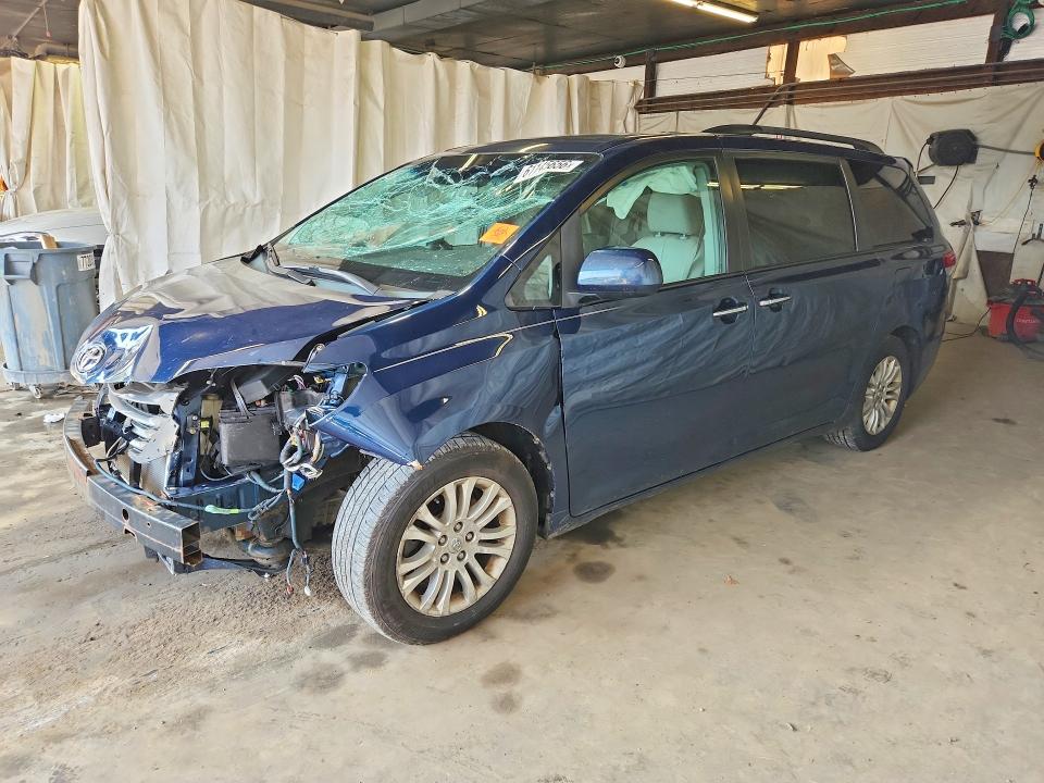 2011 Toyota Sienna VIN 5TDYK3DCXBS145419 COPART salvage auction — FRONT END, PA - CERTIFICATE OF SALVAGE, sold $575 on 2026-07-30 (photo 1)