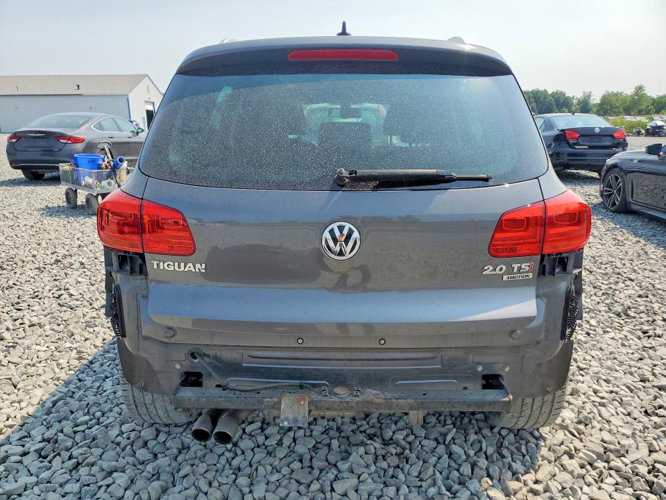 2013 Volkswagen Tiguan VIN WVGBV3AX6DW587410 COPART salvage auction — FRONT END, Oh - Cert Of Title-Salvage, sold $1,300 on 2026-08-06 (photo 6)