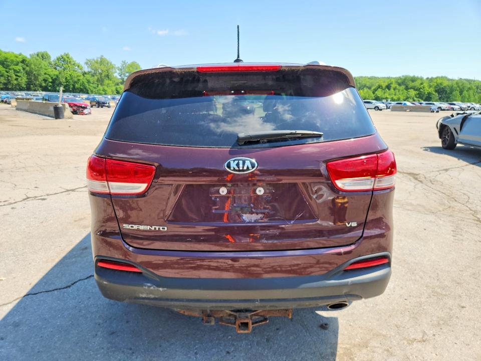 2018 Kia Sorento VIN 5XYPG4A57JG360549 COPART salvage auction — FRONT END, Ny - Mv-907A Salvage Certificate, sold $2,200 on 2026-07-14 (photo 6)