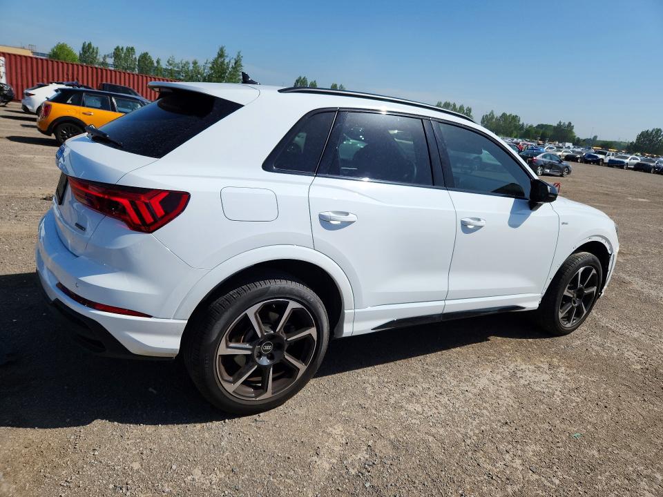 2023 Audi Q3 VIN WA1EECF33P1041618 COPART salvage auction — FRONT END, On - Permit No Brand - Unfit, sold $7,000 on 2026-07-28 (photo 3)