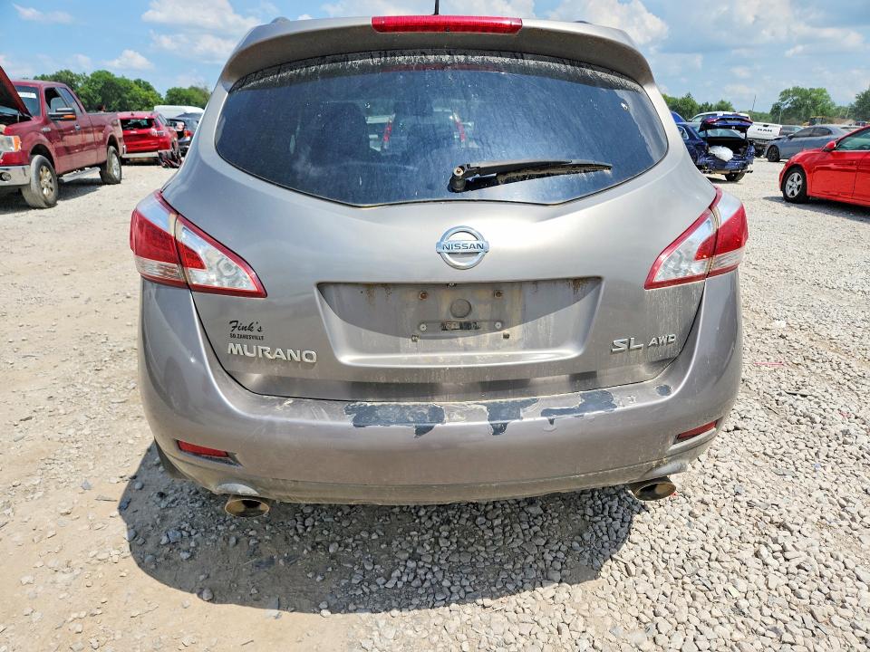 2011 Nissan Murano VIN JN8AZ1MW9BW151325 COPART salvage auction — FRONT END, OH - CERT OF TITLE-SALVAGE, sold $275 on 2026-07-17 (photo 6)