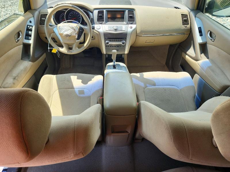 2012 Nissan Murano VIN JN8AZ1MU9CW122018 COPART salvage auction — FRONT END, SC - CERT OF TITLE-SALVAGE, sold $300 on 2026-07-17 (photo 8)