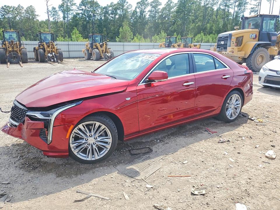 2024 Cadillac Ct4 VIN 1G6DB5RK9R0124751 COPART salvage auction — FRONT END, Sc - Cert Of Title-Salvage, sold $5,400 on 2026-08-24 (photo 1)