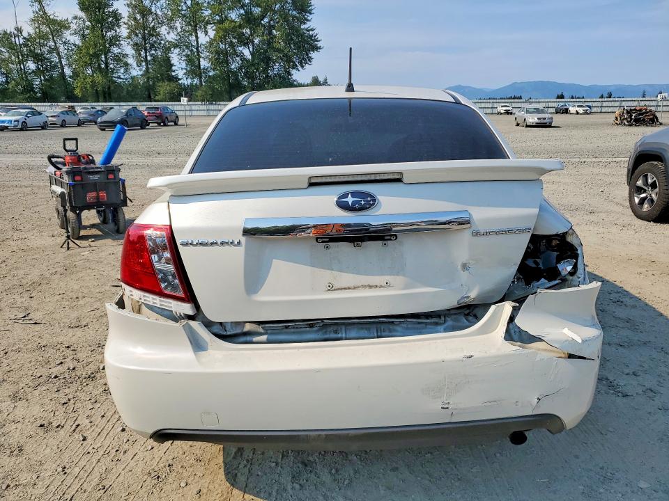 2008 Subaru Impreza VIN JF1GE61648H515169 COPART salvage auction — REAR END, WA - BILL OF SALE, sold $275 on 2026-07-27 (photo 6)