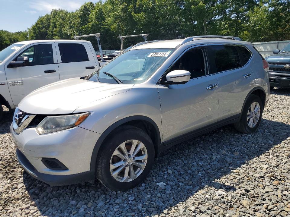 2016 Nissan Rogue VIN KNMAT2MVXGP654888 COPART salvage auction — MECHANICAL, Ma - Certificate Of Title, sold $1,450 on 2026-07-25 (photo 1)