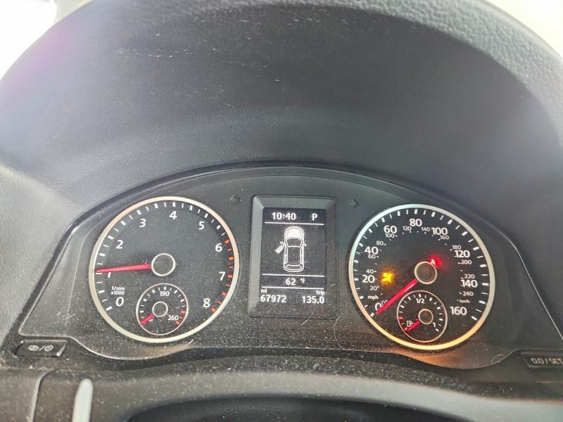 2017 Volkswagen Tiguan VIN WVGUV7AX0HK037522 COPART salvage auction — FRONT END, CA - SALVAGE CERTIFICATE, sold $3,050 on 2026-07-16 (photo 9)