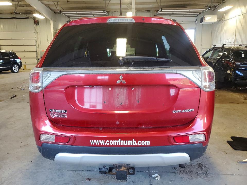 2015 Mitsubishi Outlander VIN JA4AD3A32FZ002754 COPART salvage auction — FRONT END, Mn - Cert Of Title-Salvage, sold $1,800 on 2026-07-09 (photo 6)