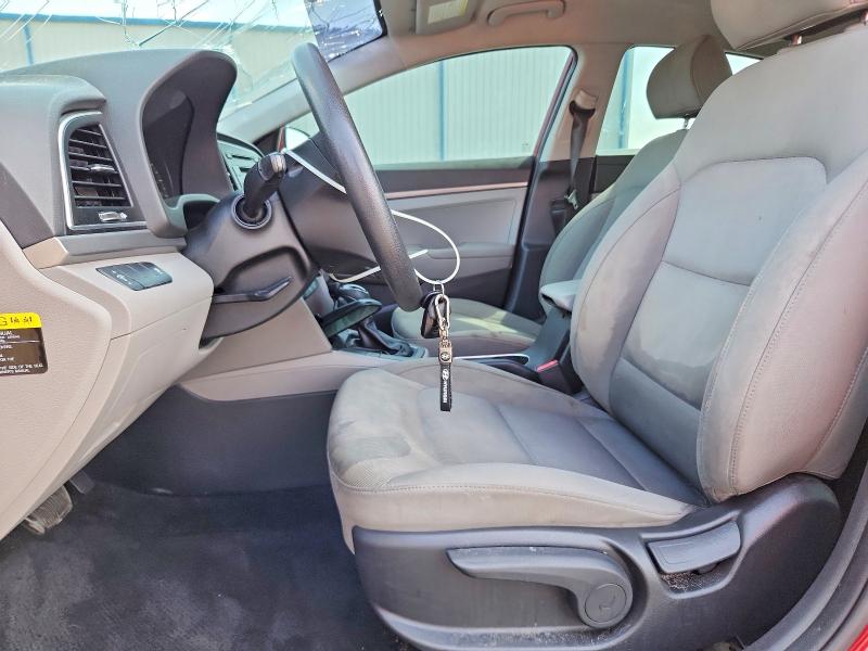 2017 Hyundai Elantra VIN KMHD74LF1HU384083 COPART salvage auction — FRONT END, FL - CERTIFICATE OF TITLE, sold $1,350 on 2026-07-27 (photo 7)