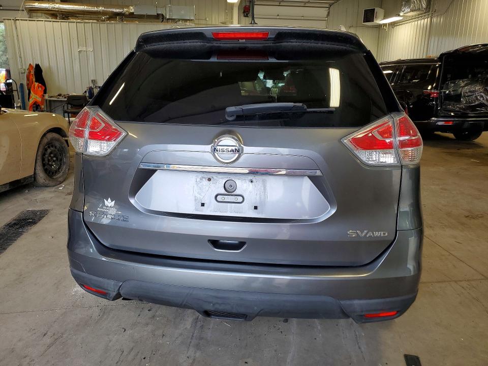 2016 Nissan Rogue VIN KNMAT2MVXGP700946 COPART salvage auction — MINOR DENT/SCRATCHES, Mn - Cert Of Title-Prior Salvage, sold $350 on 2026-07-28 (photo 6)