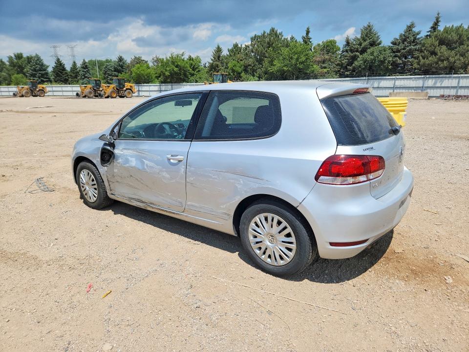 2010 Volkswagen Golf VIN WVWBB7AJ5AW262601 COPART salvage auction — SIDE, Il - Salvage Certificate, sold $825 on 2026-08-11 (photo 2)