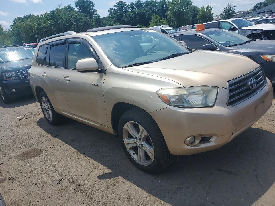 2008 Toyota Highlander VIN JTEES43A682047198 COPART salvage auction — MINOR DENT/SCRATCHES, Ct - Certificate Of Title, sold $2,400 on 2026-07-28 (photo 4)