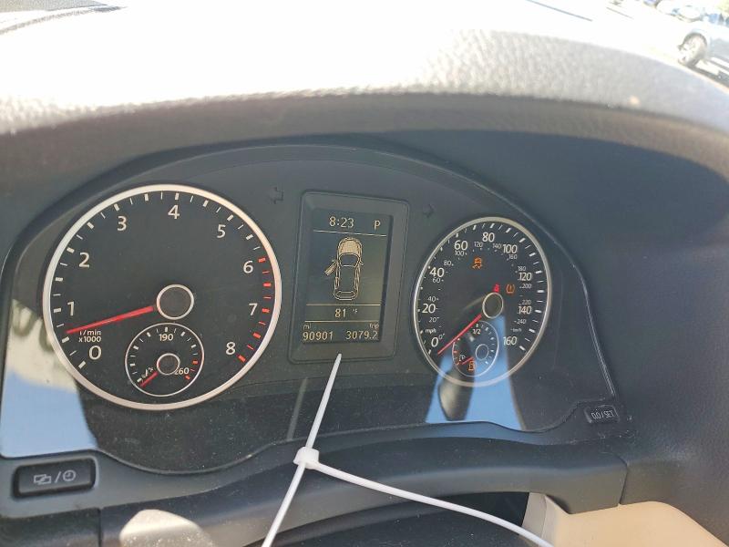 2014 Volkswagen Tiguan VIN WVGBV3AX2EW523382 COPART salvage auction — MINOR DENT/SCRATCHES, Ct - Certificate Of Title, sold $800 on 2026-07-28 (photo 9)