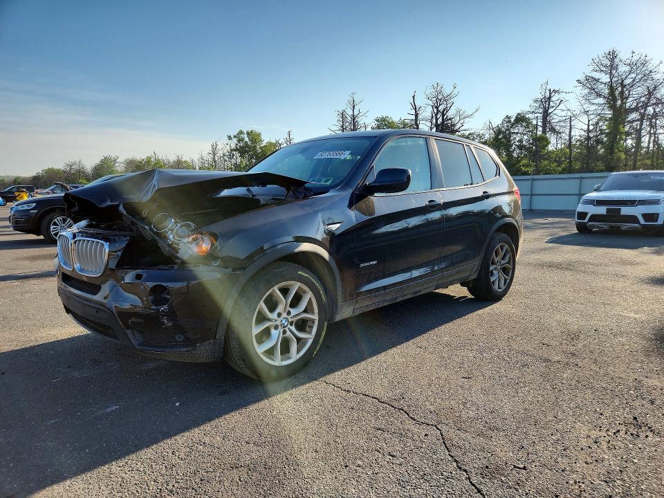 2014 BMW X3 VIN 5UXWX7C51E0E79916 COPART salvage auction — FRONT END, NY - MV-907A SALVAGE CERTIFICATE, sold $1,050 on 2026-07-20 (photo 1)