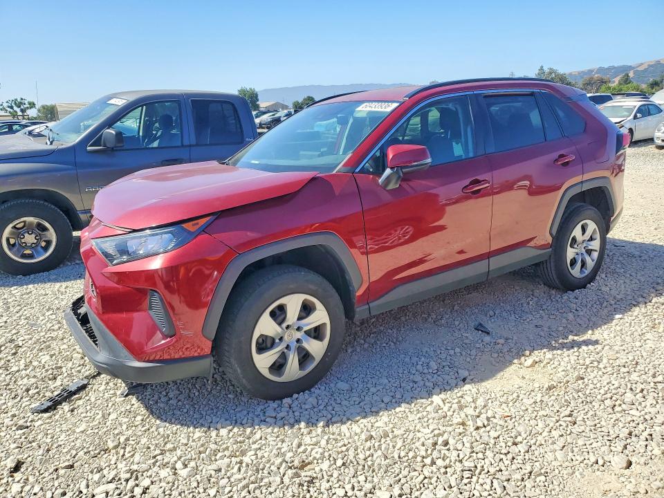2020 Toyota Rav4 VIN 2T3K1RFV1LW079109 COPART salvage auction — FRONT END, Ca - Salvage Certificate, sold $8,000 on 2026-08-20 (photo 1)