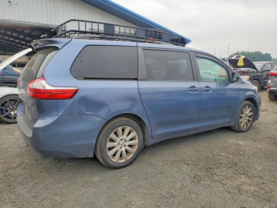2015 Toyota Sienna VIN 5TDJK3DC7FS101028 COPART salvage auction — MINOR DENT/SCRATCHES, MA - CERTIFICATE OF TITLE (P), sold $2,950 on 2026-07-30 (photo 3)