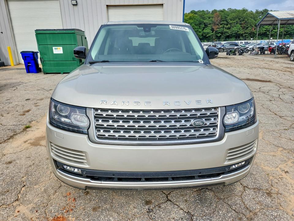 2014 Land rover RANGE ROVER VIN SALGS3TF8EA181174 COPART salvage auction — MINOR DENT/SCRATCHES, Ga - Certificate Of Title, sold $1,750 on 2026-07-31 (photo 5)