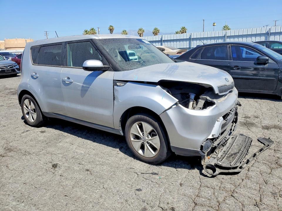 2014 Kia Soul VIN KNDJN2A29E7717965 COPART salvage auction — FRONT END, Ca - Salvage Certificate, sold $875 on 2026-07-16 (photo 4)