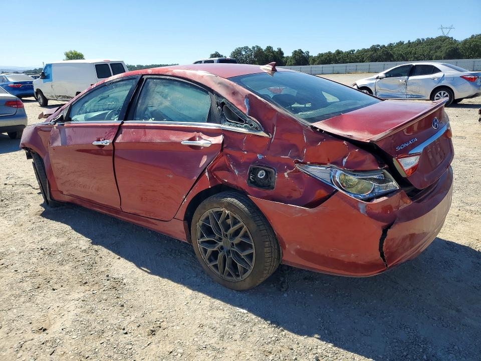 2013 Hyundai Sonata VIN 5NPEC4AC0DH712272 COPART salvage auction — FRONT END, CA - SALVAGE CERTIFICATE, sold $60 on 2026-07-24 (photo 2)