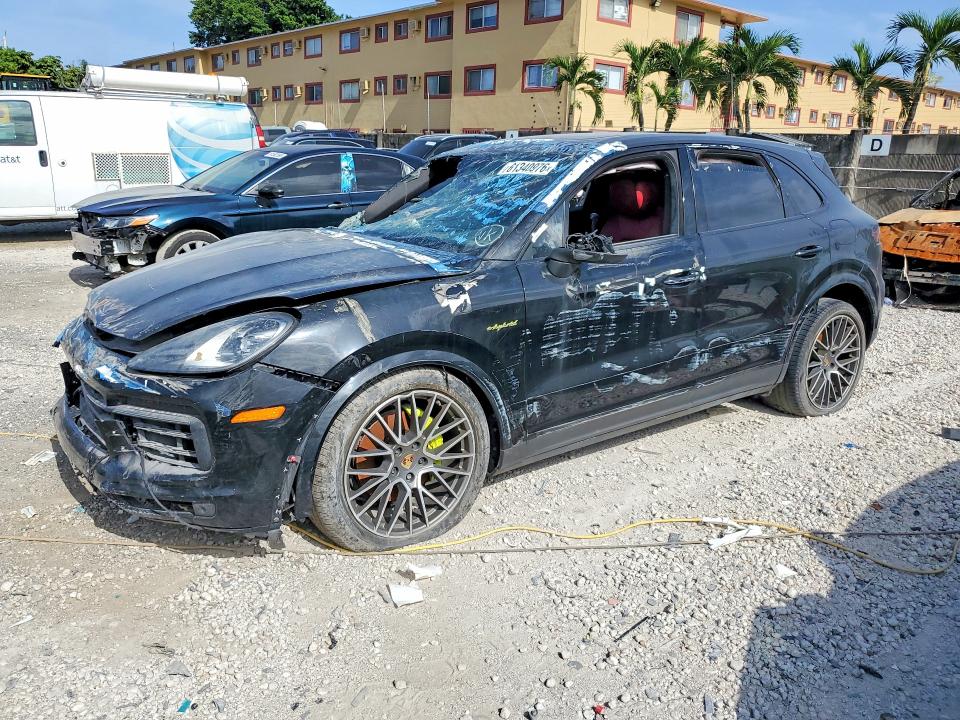 2023 Porsche Cayenne VIN WP1AE2AY1PDA12004 COPART salvage auction — FRONT END, VA - CERTIFICATE OF TITLE (P), sold $2,600 on 2026-07-31 (photo 1)