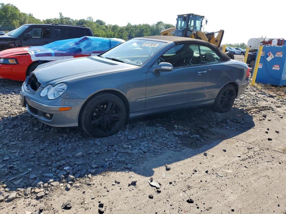2007 Mercedes-benz Clk-klasse VIN WDBTK56F57F219056 COPART salvage auction — FRONT END, Pa - Certificate Of Salvage, sold $400 on 2026-07-29 (photo 1)