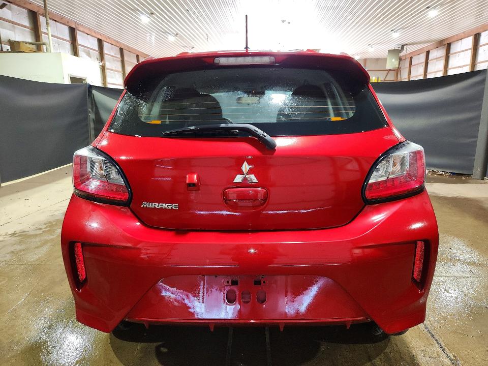 2024 Mitsubishi Mirage VIN ML32AUHJ6RH006753 COPART salvage auction — FRONT END, Oh - Certificate Of Title (P), sold $5,700 on 2026-07-06 (photo 6)